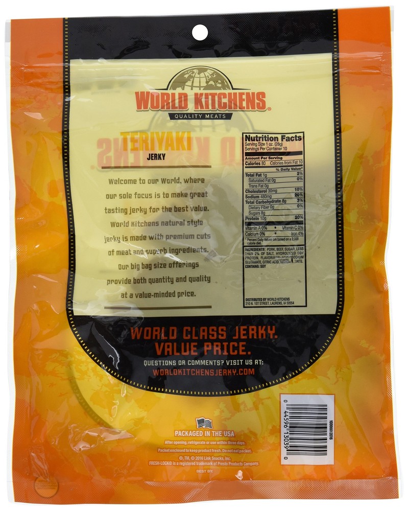 Jerky, Teriyaki, 10 Ounce