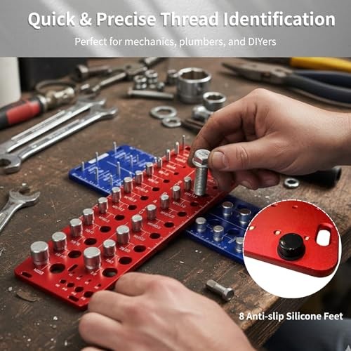 76 Thread Checker, Nut and Bolt Thread Checker Standard and Metric, Thread