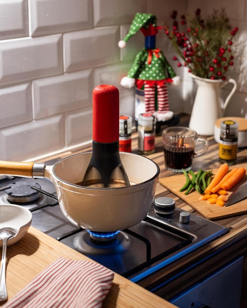 Stirr Plus - Automatic Pan Stirrer with Timer - Includes USB Charging Cradle ...