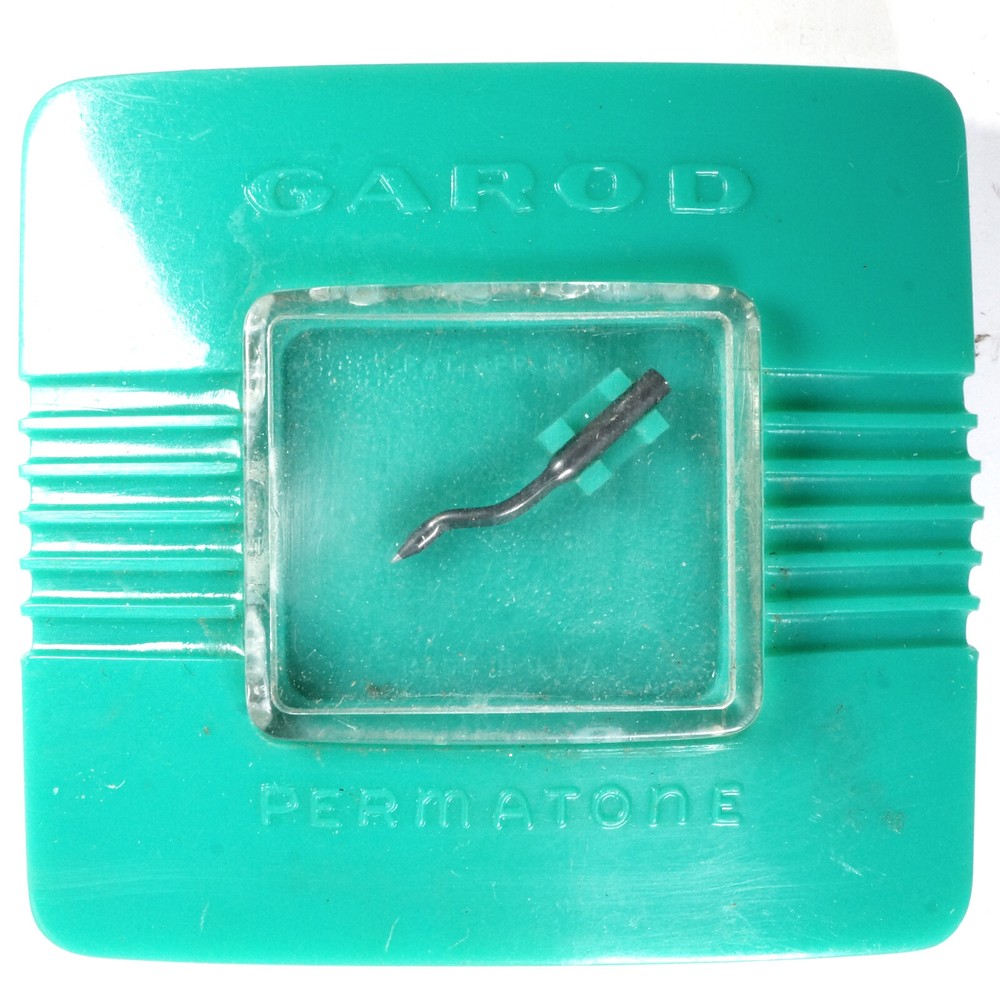 NOS Vintage GAROD Permatone Phonograph Setscrew Knee-Bend Needle Deco Package 2