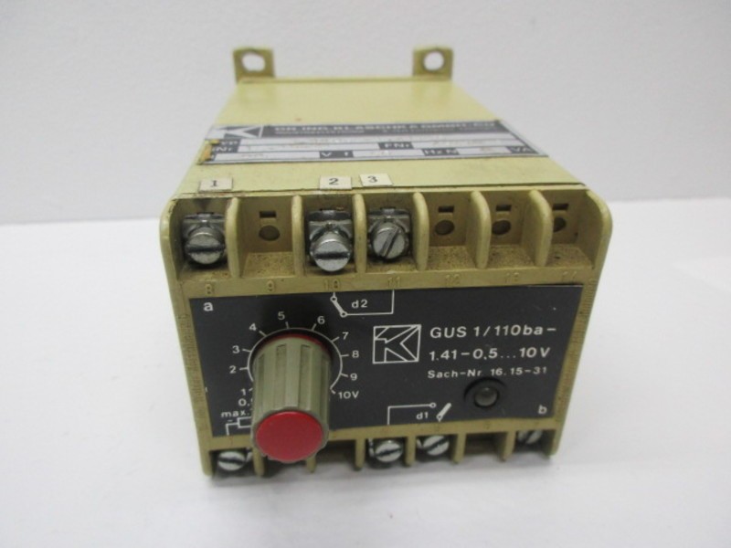 KLASCHKA GUS1/110BA-1.41-10 UNMP