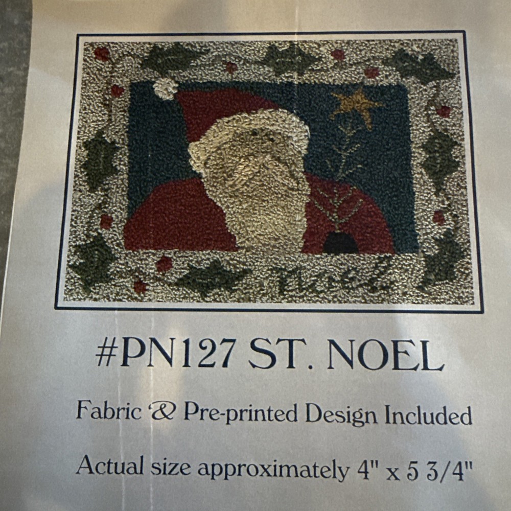 With Thy Needle & Thread Punchneedle PN127 St. Noel Kit
