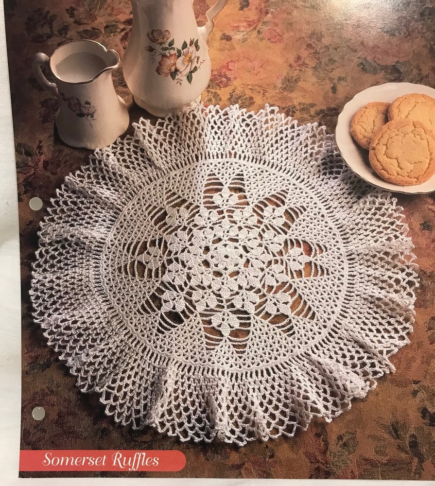 Elegant Ruffles ~CROCHET PATTERN INSTRUCTIONS ONLY~Intermediate-Somerset Ruffles