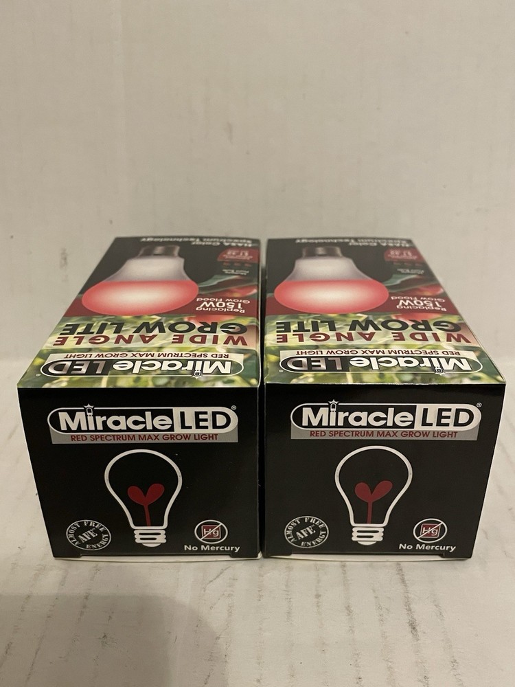 2 Miracle LED Grow Lite NASA Color