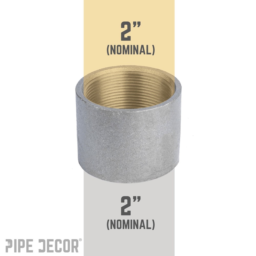 2 in. Black Merchant Coupling