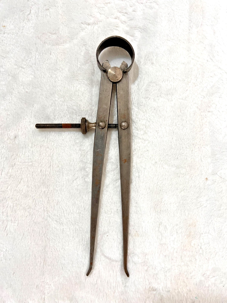 Union Tool Co. Calipers Spring Joint Flat Leg Inside 6" Vintage