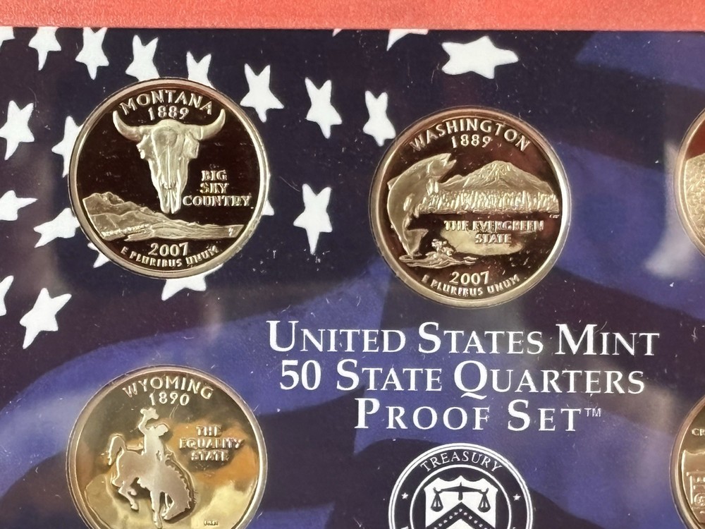 2007 U.S. Mint 50 State Quarters Proof Set