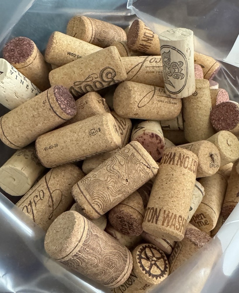 115 Count Preowned Premium Assorted Wine Corks Excellent Condition