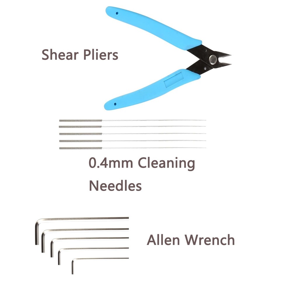 Creality Original 3D Printer Tool Kit, 3D Printing Accessory Includes Clog Po...