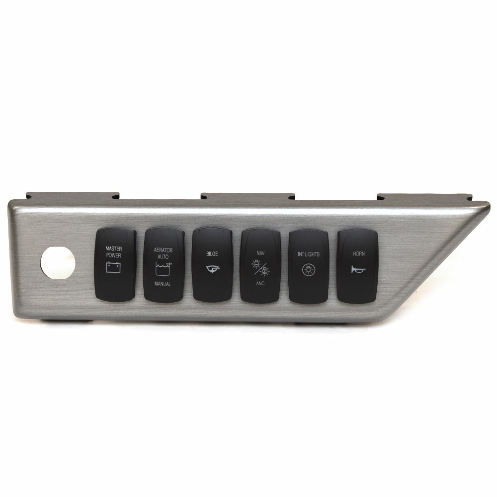 Lund Boat Switch Panel 2314308 | Tyee Master Power Matte Silver