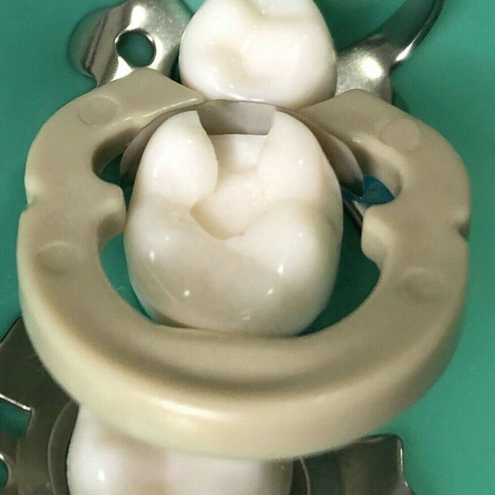 Dental Sectional Contoured Matrices Matrix Bands Clamping Separating Ring Kit