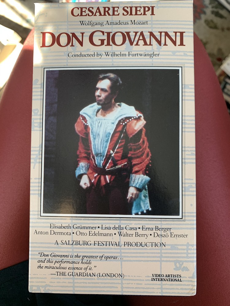 Cesare Siepi Don Giovanni VHS