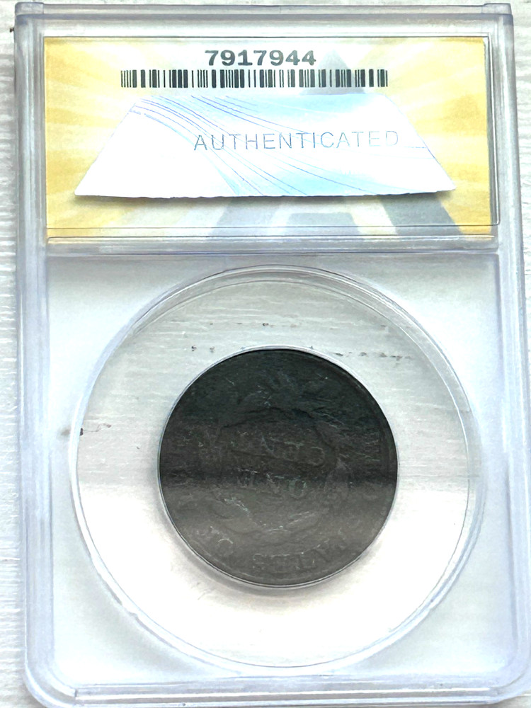 1824 Large Cent ANACS G06 Details 1C