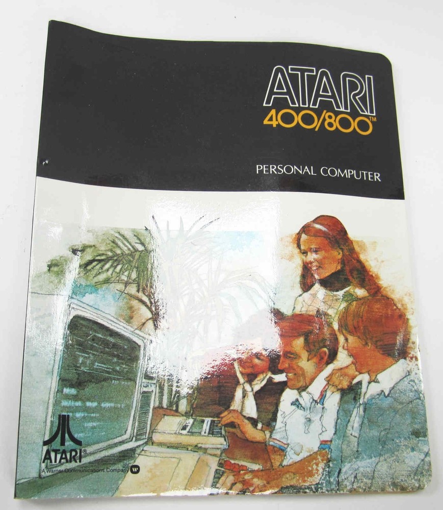 Atari 400/ 800 Personal Computer Manual Basic Reference Operator 1979 in Binder