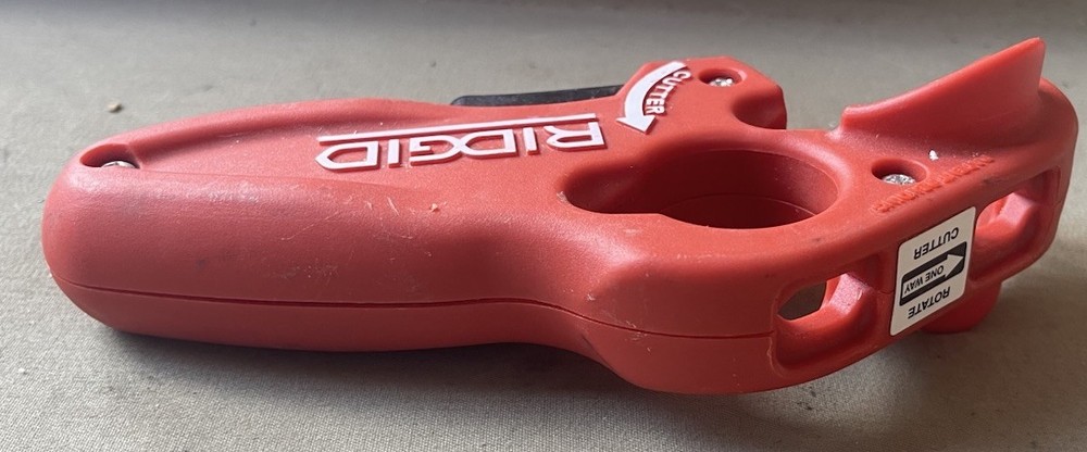 RIDGID PTEC 3000 Plastic Drain Pipe Cutter (Model 41608)