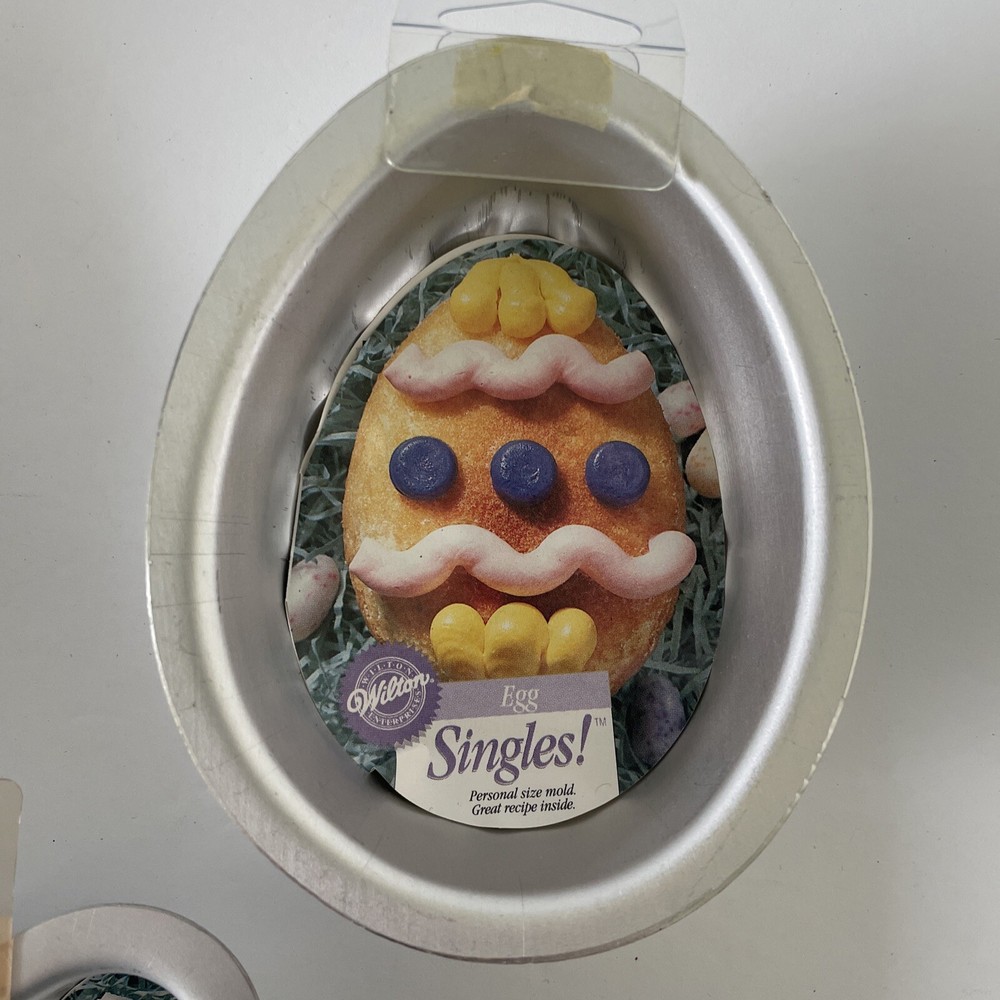 Wilton Singles Egg, Chick, Bunny Pans Molds With Inserts NEW