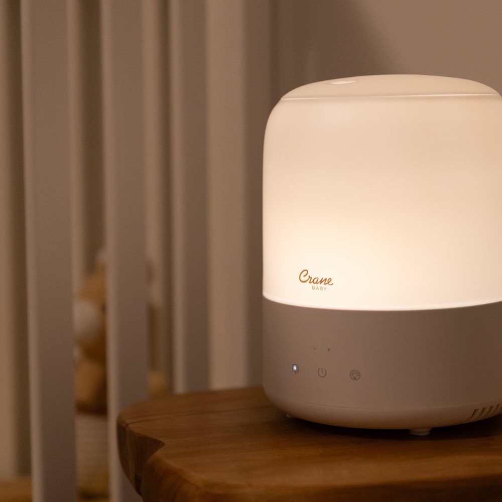 Crane Baby 3-in-1 Humidifier Aroma Diffuser Adjustable Nightlight Auto-Off