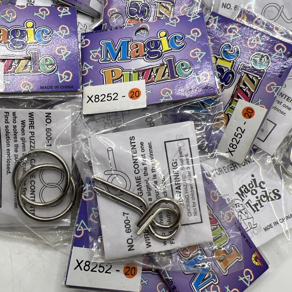New Assortment Of 45 Small Magic Puzzles Magic Tricks