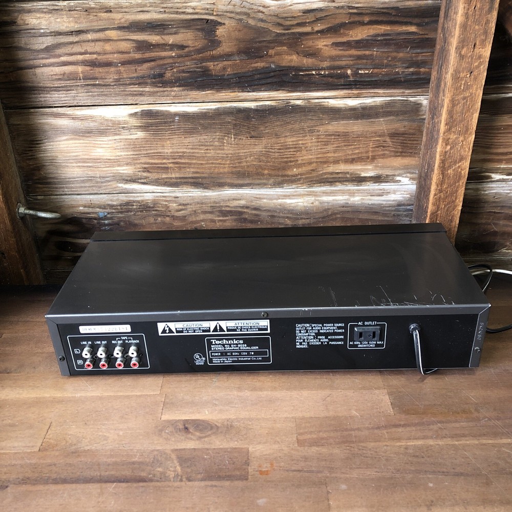 Technics SH-8028 Stereo Graphic Equalizer Japan EQ Vintage Tested Working