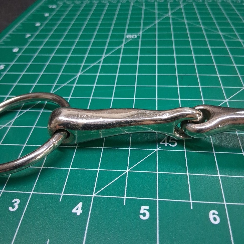 Round Link Loose O-Ring 5" Snaffle Bit