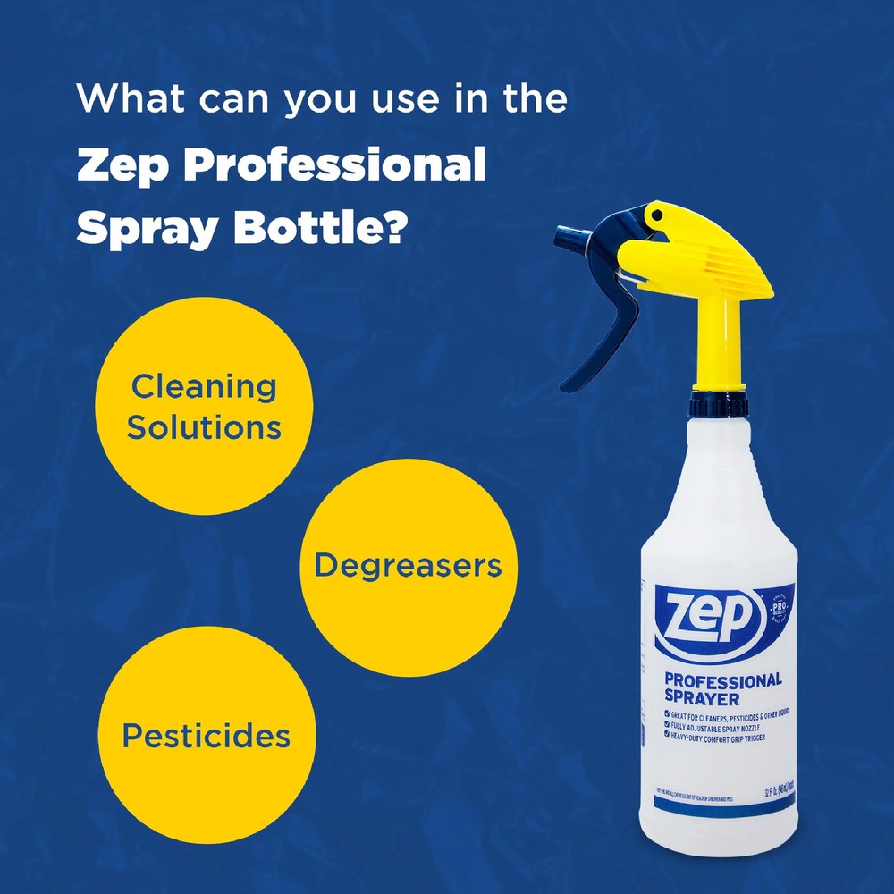 Zep Professional Spray Bottle 32 oz Adjustable Nozzle