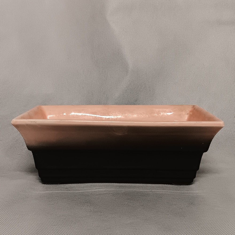Hull F3 Window Box Planter Pink Black Rectangular 8.5" x 4.75"x 3"