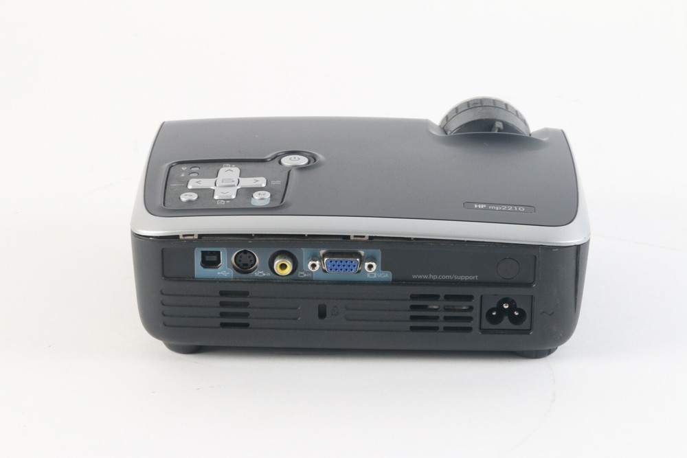 HP Hewlett Packard MP2210 Projector With Power Cable