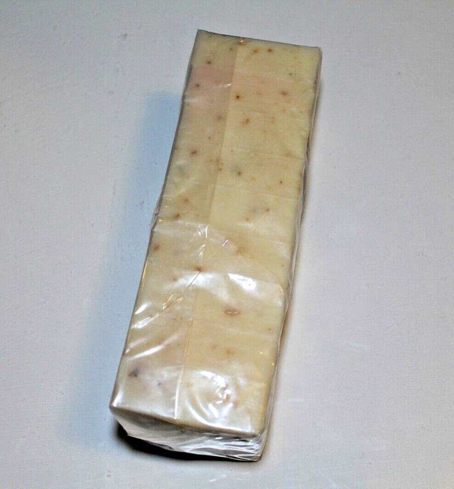 Orange Aloe Special. Handmade soap loaf precut 9 bars