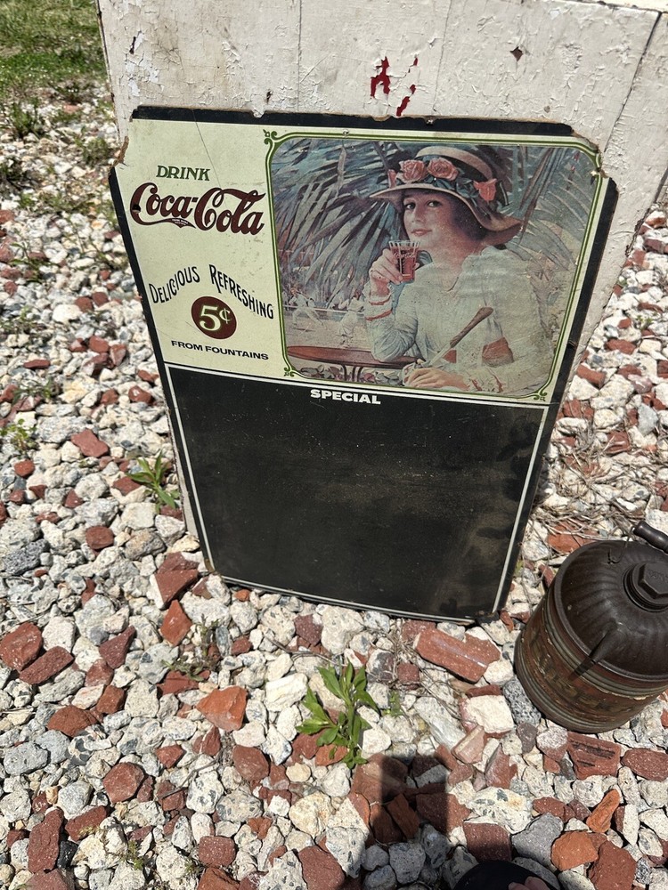 Antique Coca Cola sign