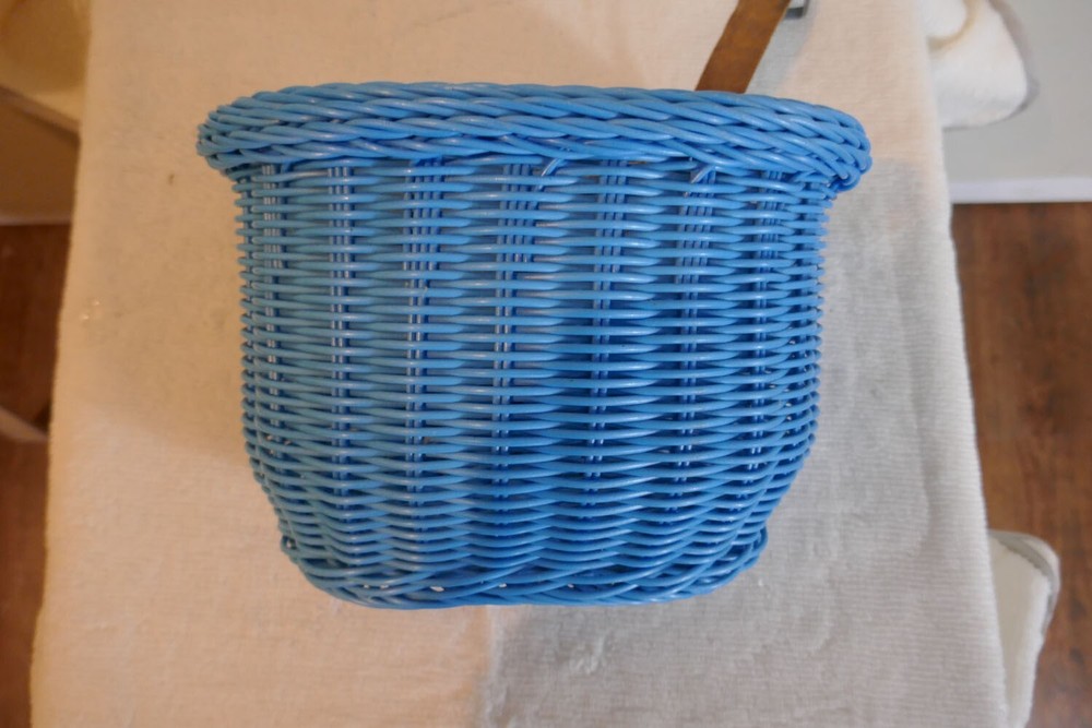 Willow Bicycle Basket Arts and Crafts Attach to Handlebar Multi Usage Durable