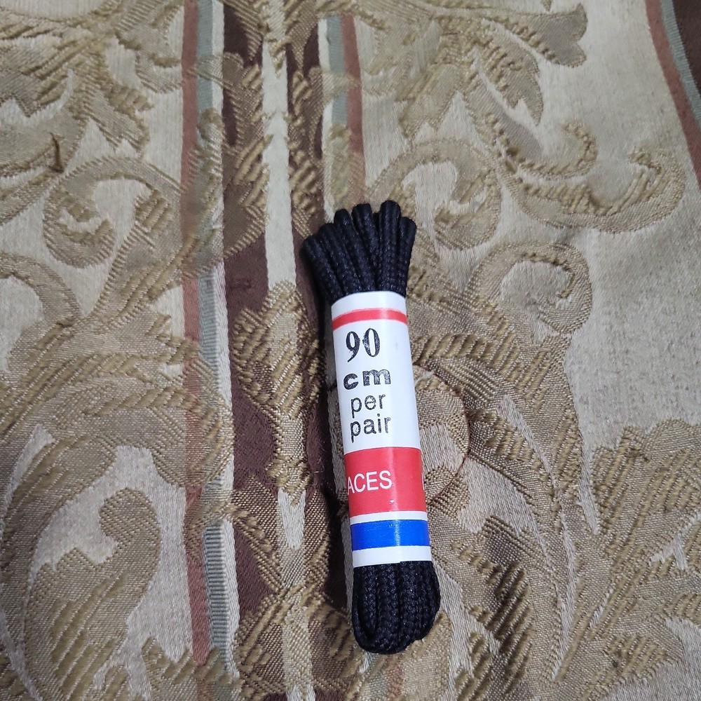 Generic Brand Shoe Laces black (90 cm Per Pair)
