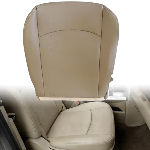 Priprilod Lower Perforated Leather Driver Side Bottom Replacement Seat Cover