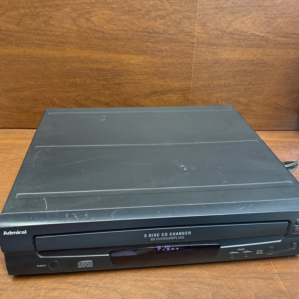 Admiral JFA-67214 5 Disc CD Changer Player Read Description- Works Great
