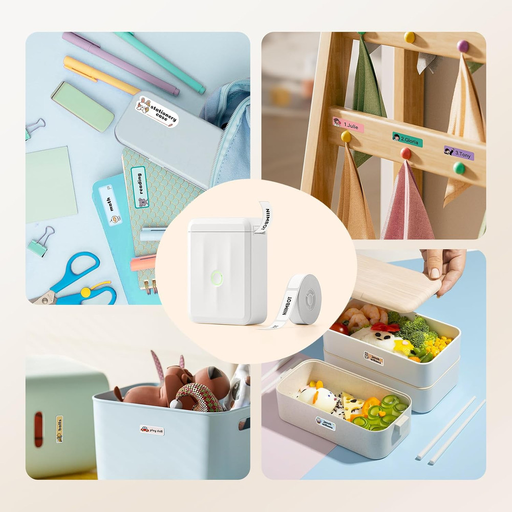 Label Maker Machine Bluetooth Label Printer for School Home Office Organization,