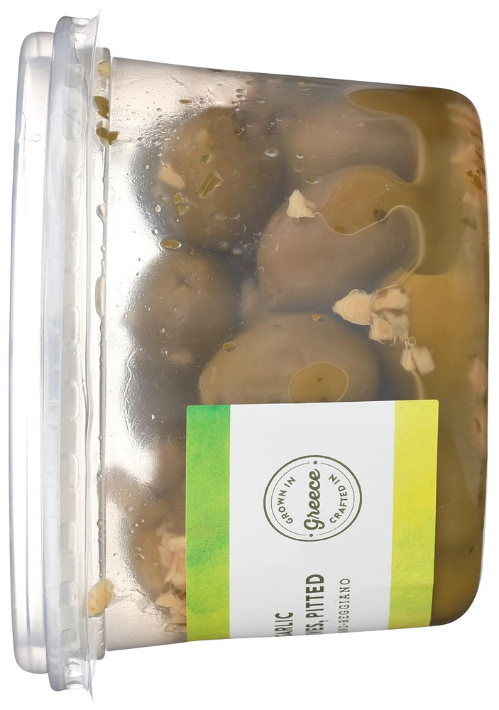 Pitted Marinated Lemon Garlic Olives, 8.1 OZ