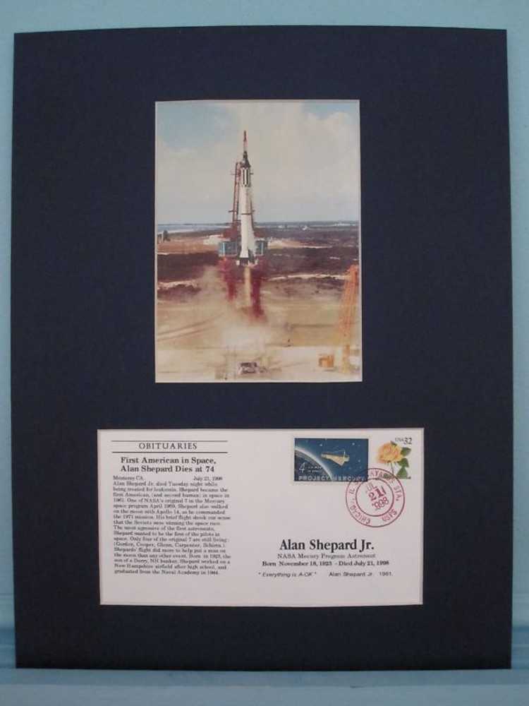 Project Mercury - Alan Shepard goes into Space & Cover