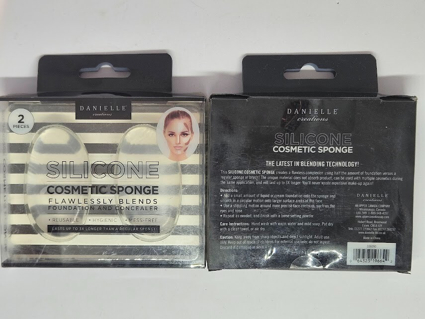 Danielle Silicone Cosmetic Sponge ReUsable Foundation Makeup Application Tools