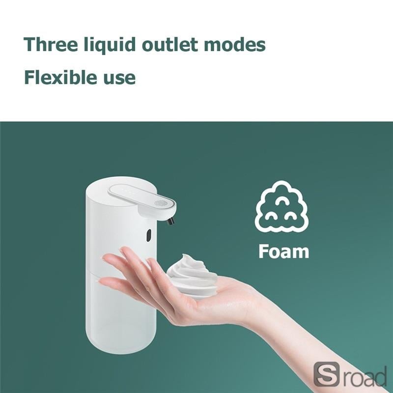 Automatic Foam Soap Dispenser, Touchless Sensor, USB Rechargeable For Bathroom