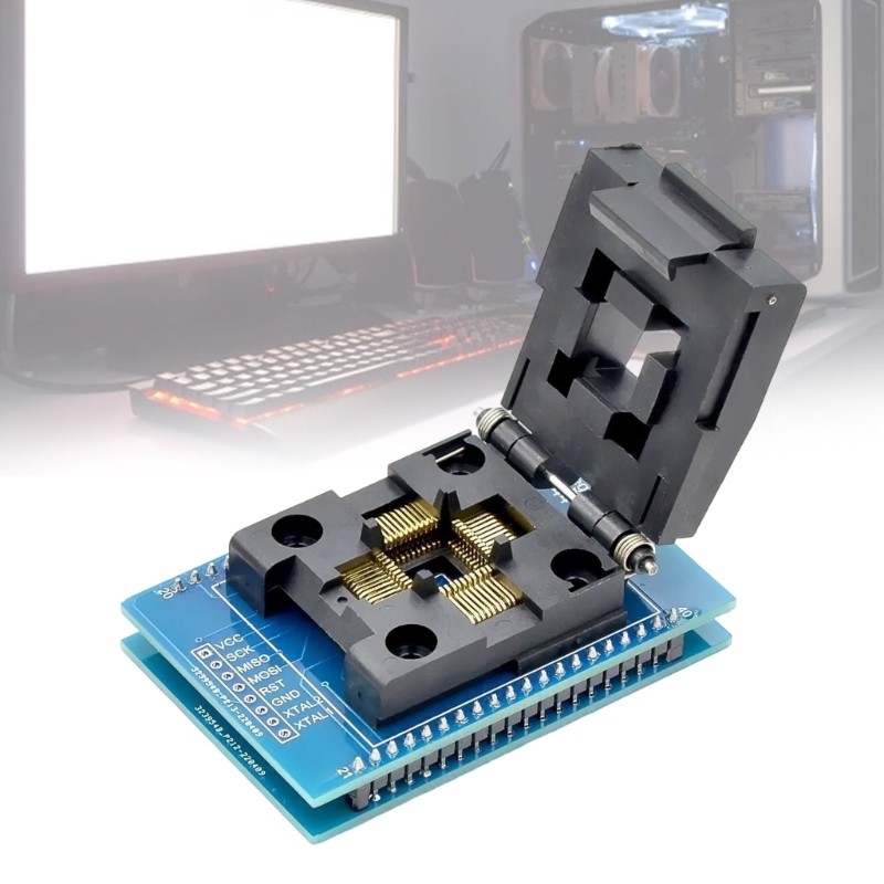 Precise TQFP44 to DIP40 Converter Socket Small Size for ATmega Chips Efficient