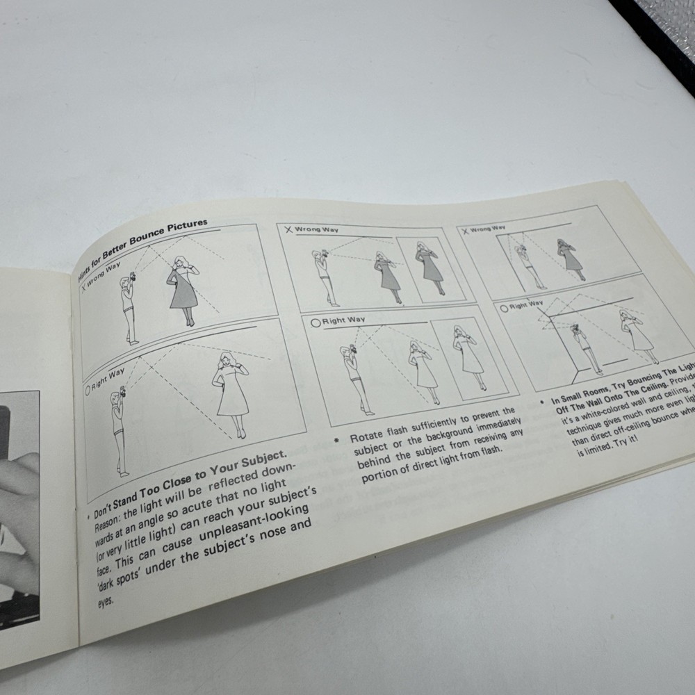 SUNPAK AUTO 411 THYRISTOR FLASH INSTRUCTION BOOK/164280