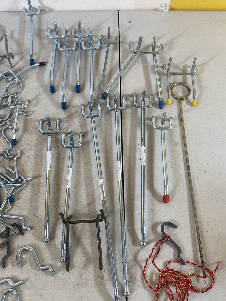 HUGE Peg Board Wall Hooks Shop Retail Display rack Lot 9E11