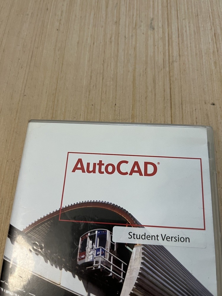 Autodesk AutoCAD Student Version 2008 As Is Read