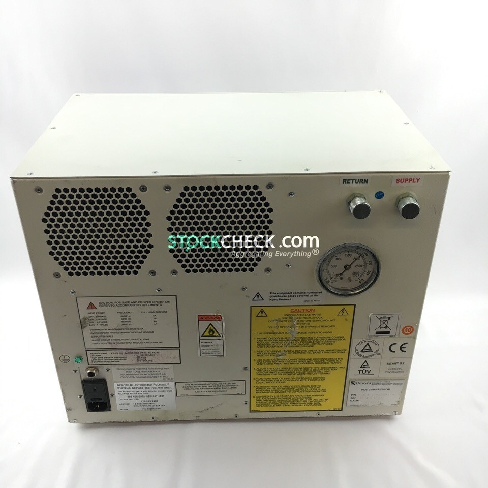 Brooks Polycold Systems T1104-11-290-14-02 PCC Compressor