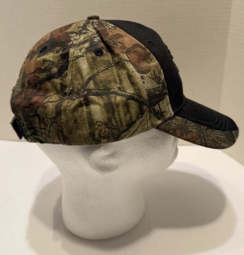 Browning Camouflage Adjustable Ball Cap One Size Cotton/Poly Blend