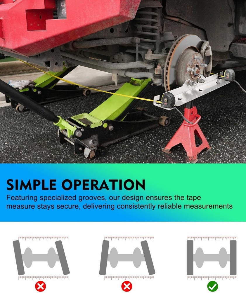 Stainless Steel Wheel Alignment Tool for Long-Lasting Performance and Durability