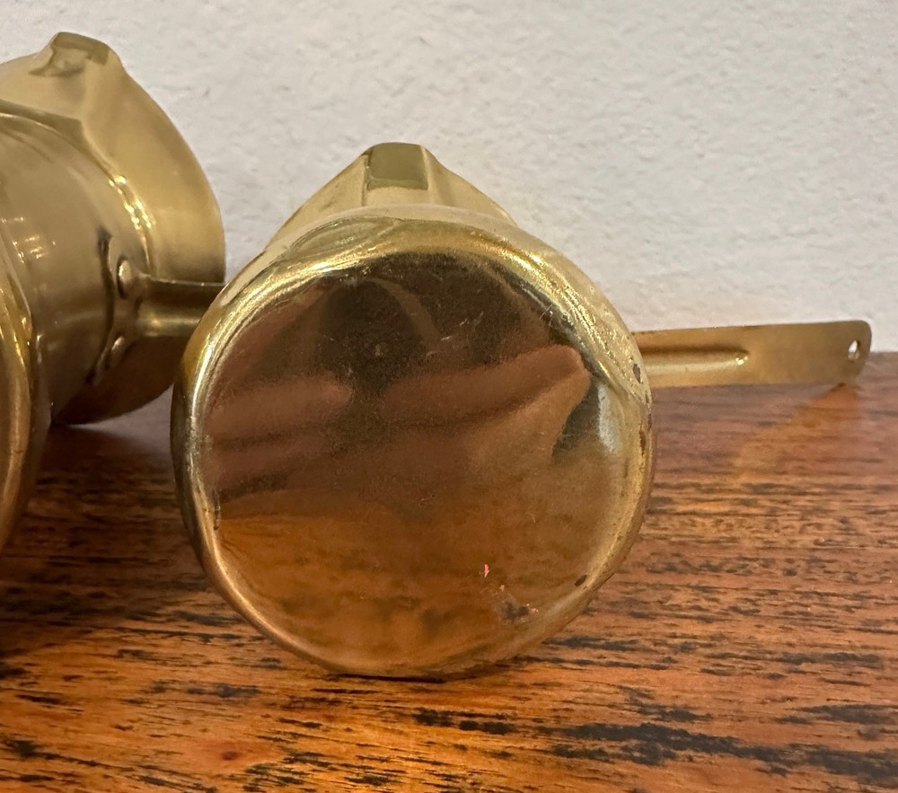Turkish Brass Coffee Servers Set Of 2