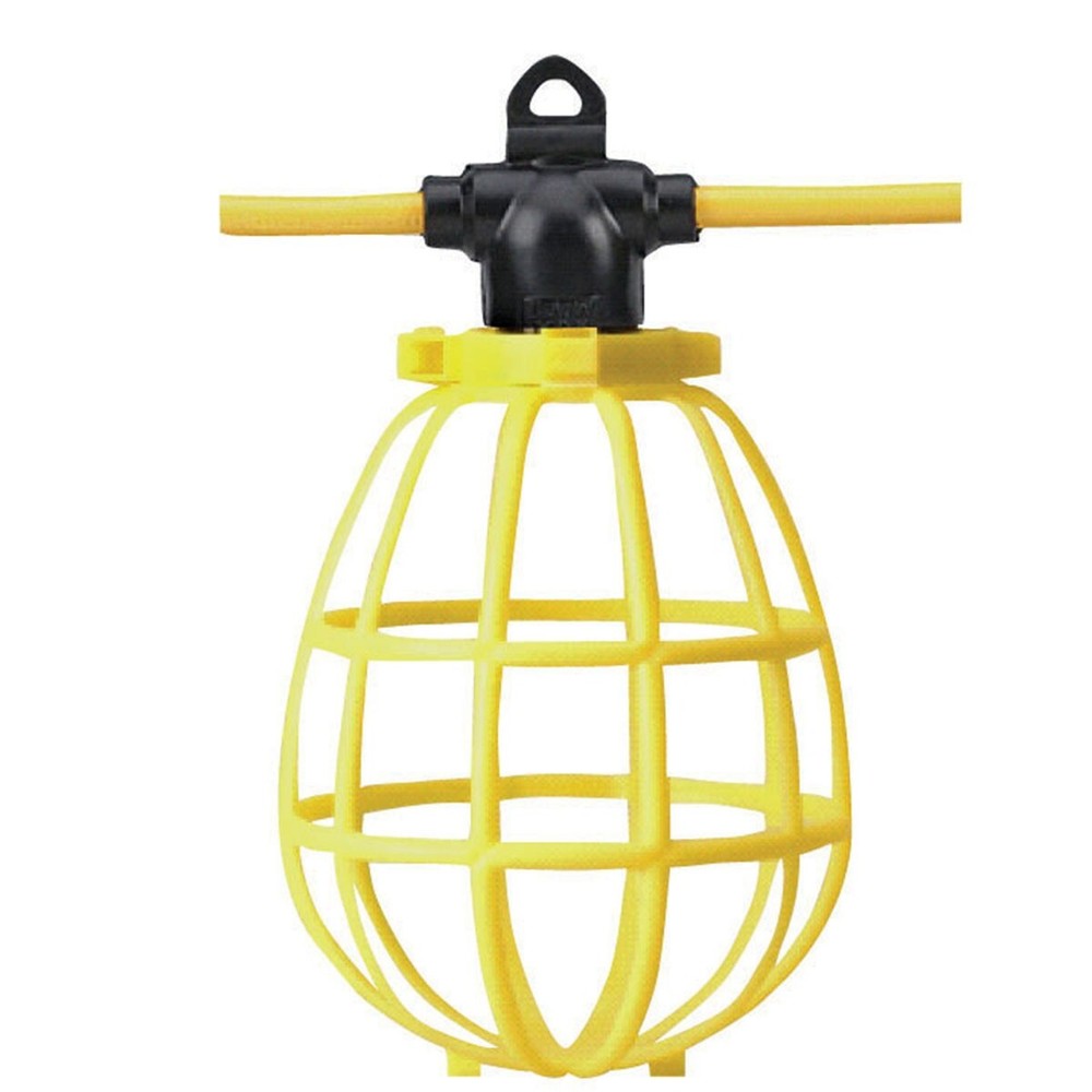 12/3 100' SJTW PLASTIC CAGE STRING LIGHT
