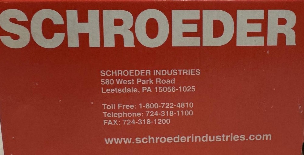 Schroeder A10 Hydraulic Cartridge Filter Element 10 µm