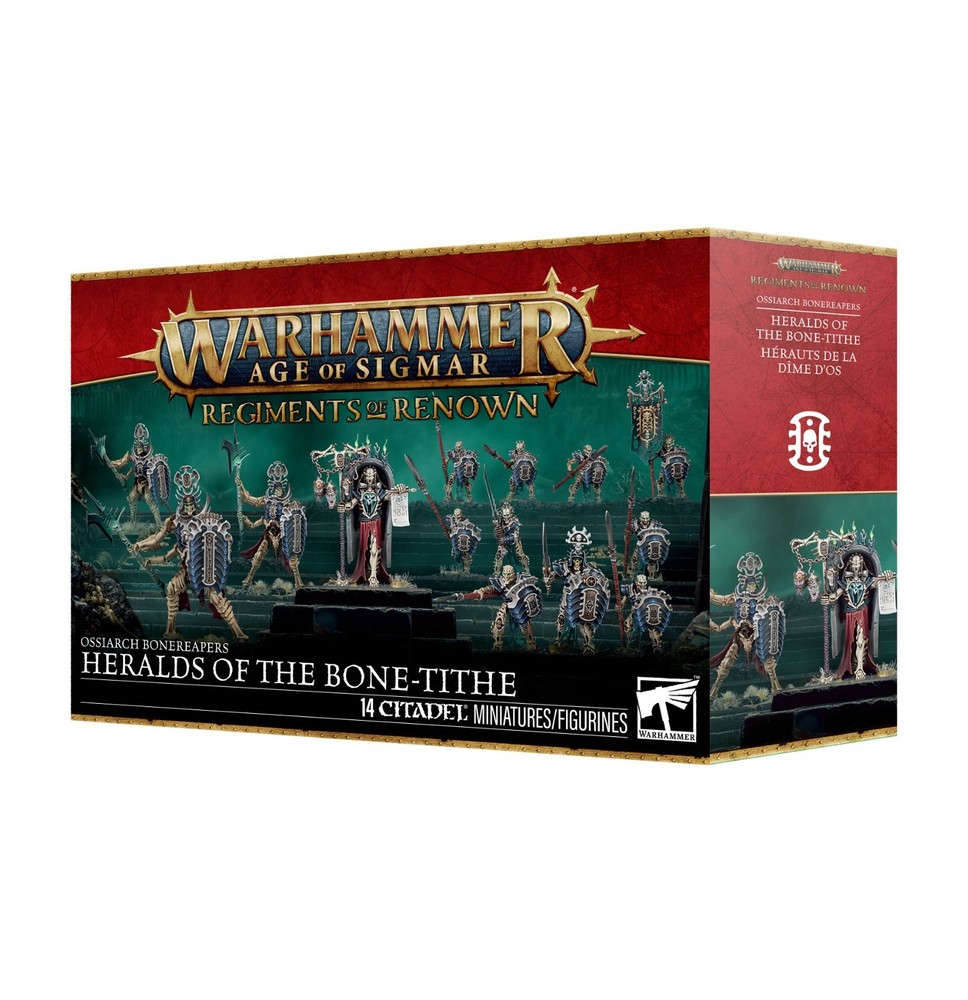 ⚔️WARHAMMER AOS - OSSIARCH BONEREAPERS -HERALDS OF THE BONE-TITHE - 3/7⚔️