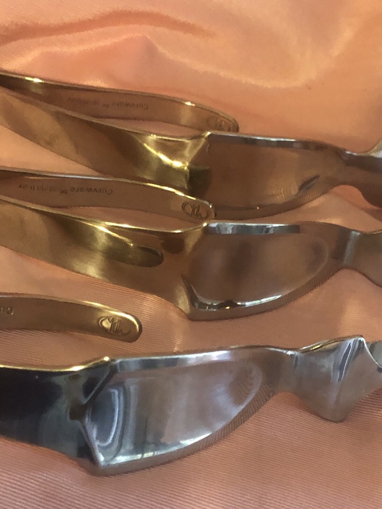 Curvware Knife Fork Spoon Silverware 18/10 Stainless Italy